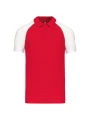KARIBAN Polo baseball manches courtes /api/colors/b7356eda-6c72-4d03-829c-6a61c9e04b1f personnalisable