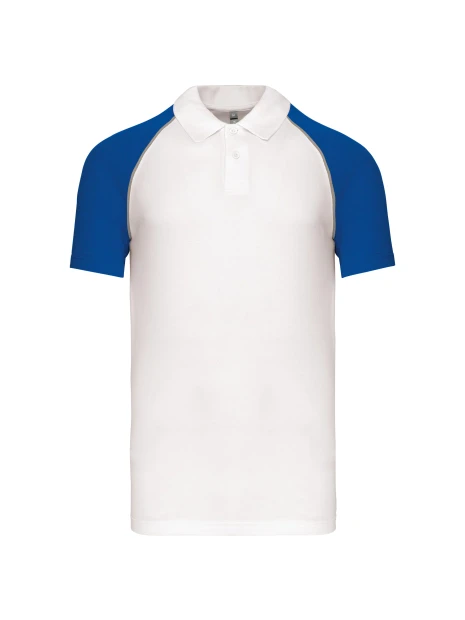 KARIBAN Polo baseball manches courtes /api/colors/62230217-c61f-46b3-9484-2b22bb03be7d personnalisable