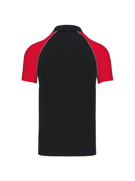 KARIBAN Polo baseball manches courtes /api/colors/b084ccc6-964d-4c40-a33e-0f276869188a personnalisable