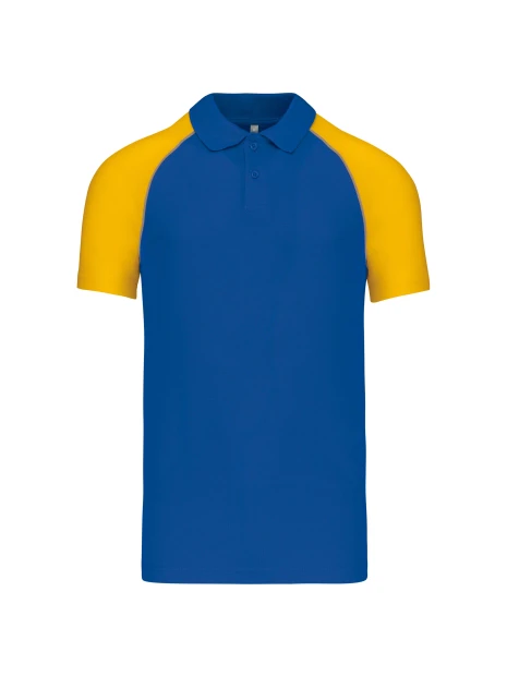 KARIBAN Polo baseball manches courtes /api/colors/4db825f7-c8dd-40a2-bcc6-d31c66051bc7 personnalisable