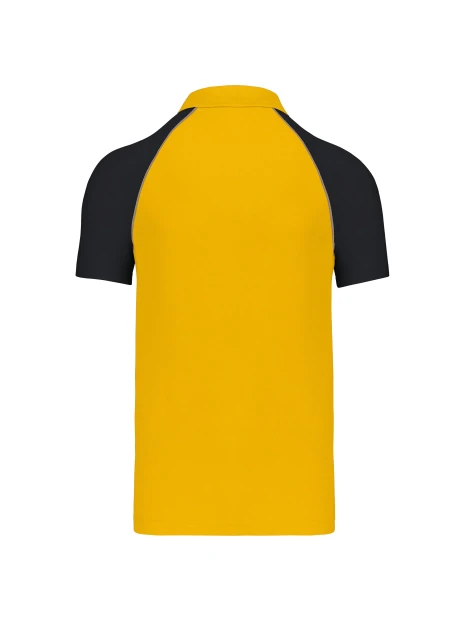KARIBAN Polo baseball manches courtes /api/colors/f8fdaa66-6ddc-4b38-97a7-dc26c00d2622 personnalisable
