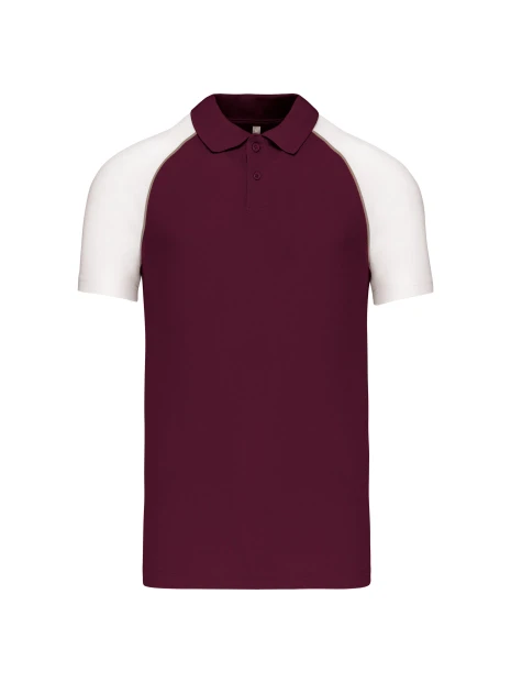 KARIBAN Polo baseball manches courtes /api/colors/aeb820eb-5705-4775-a329-20944d5c25b8 personnalisable
