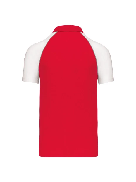 KARIBAN Polo baseball manches courtes /api/colors/b7356eda-6c72-4d03-829c-6a61c9e04b1f personnalisable