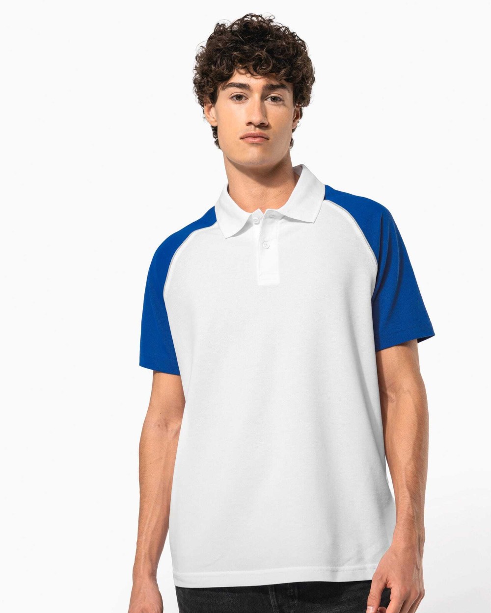 KARIBAN Baseball > Kurzarm Poloshirt Poloshirts personalisierbar