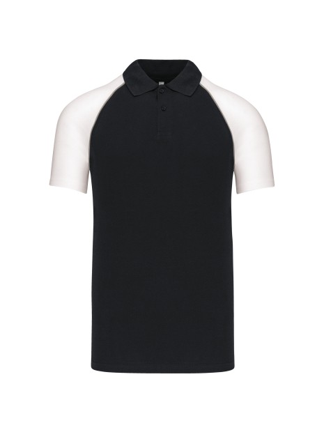 KARIBAN Polo baseball manches courtes /api/colors/e945e77a-c49d-482d-a416-924871e9a782 personnalisable