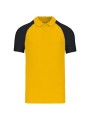KARIBAN Polo baseball manches courtes /api/colors/f8fdaa66-6ddc-4b38-97a7-dc26c00d2622 personnalisable