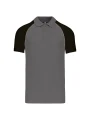 KARIBAN Polo baseball manches courtes /api/colors/01f2708e-e85f-4d20-b2e7-e8a6a33173fa personnalisable