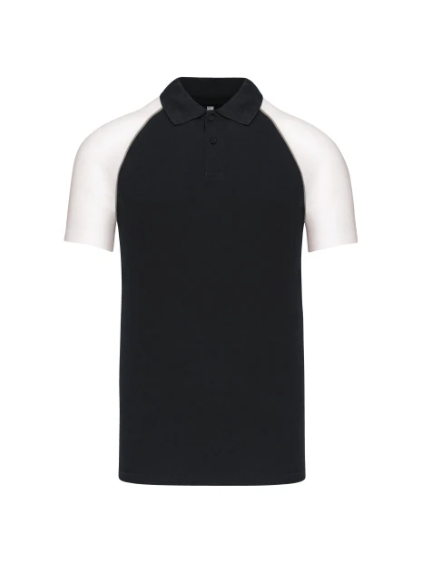 KARIBAN Polo baseball manches courtes /api/colors/e945e77a-c49d-482d-a416-924871e9a782 personnalisable
