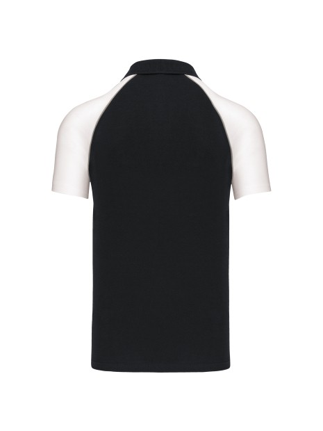 KARIBAN Polo baseball manches courtes /api/colors/e945e77a-c49d-482d-a416-924871e9a782 personnalisable