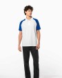 KARIBAN Baseball > Kurzarm Poloshirt Poloshirts personalisierbar