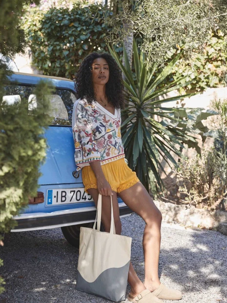 Tote bags à personnaliser WESTFORDMILL Sac fourre-tout organique à imprimé tourbillon 