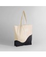 Tote bags WESTFORDMILL Organic reistas met wervelprint voor bedrukking &amp; borduring