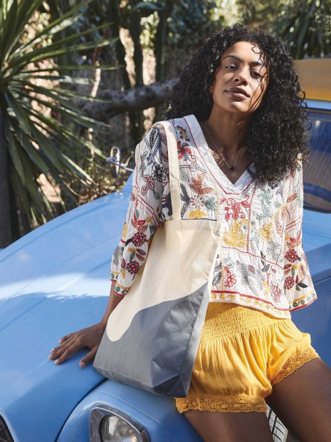 Tote bags à personnaliser WESTFORDMILL Sac fourre-tout organique à imprimé tourbillon 