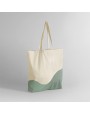 Tote bags WESTFORDMILL Organic reistas met wervelprint voor bedrukking &amp; borduring