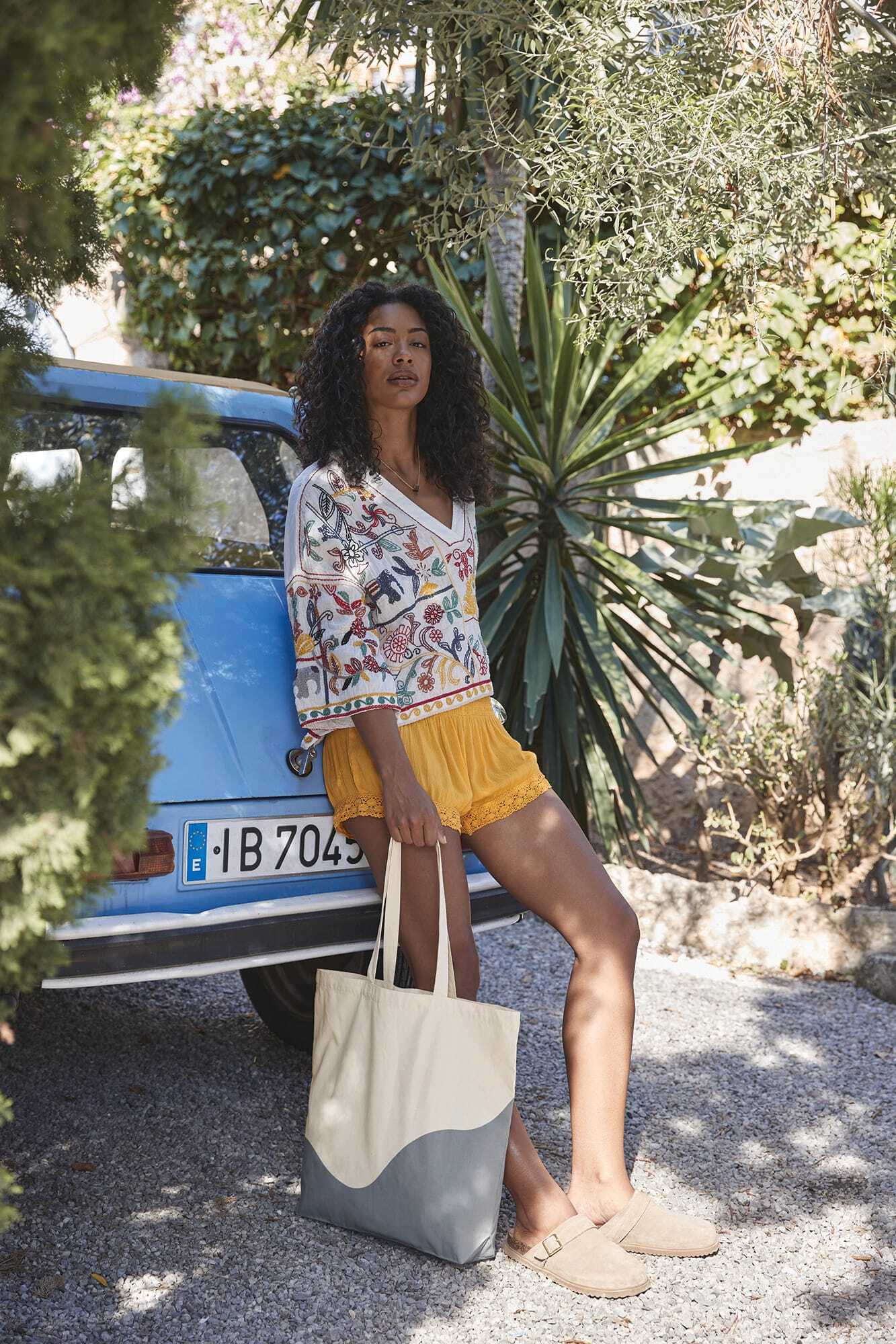 Tote bags personnalisable WESTFORDMILL Sac fourre-tout organique à imprimé tourbillon