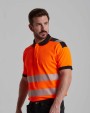 PORTWEST PW3 Hi-vis polo shirt (T180) Poloshirts personalisierbar