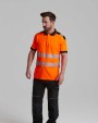 PORTWEST PW3 Hi-vis polo shirt (T180) Poloshirts personalisierbar