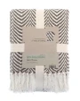 Fleecedekens HOME & LIVING Recycled mixed-fabric throw voor bedrukking &amp; borduring