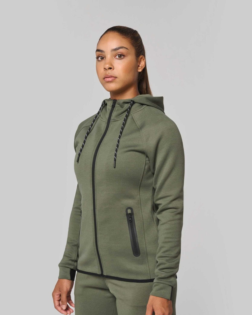 Jassen PROACT Damesjasje met capuchon performance voor bedrukking &amp; borduring