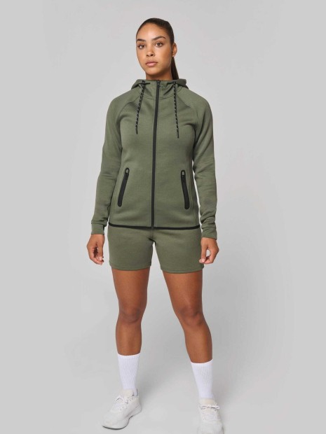 Vestes à personnaliser PROACT Veste à capuche performance  femme 