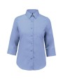 Chemises personnalisable KARIBAN Chemise popeline polycoton manches 3/4 entretien facile femme