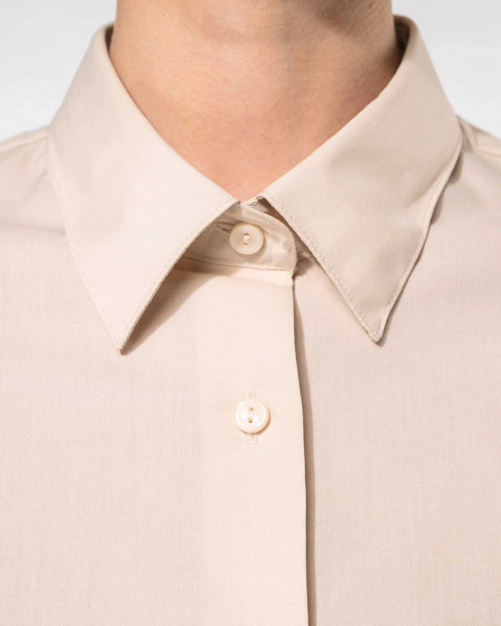 KARIBAN Popeline Hemd Baumwollpolyester 3/4-Ärmel pflegeleicht für Damen Hemden personalisierbar