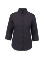 KARIBAN Chemise popeline polycoton manches 3/4 entretien facile femme /api/colors/a74dfbdb-7821-4e15-a7e5-fe07498d41c7 personnalisable