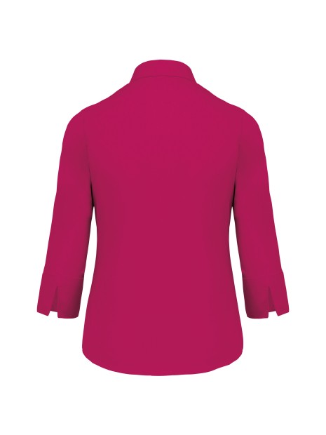 KARIBAN Chemise popeline polycoton manches 3/4 entretien facile femme /api/colors/0327c765-dd20-409c-911d-31f7a9b4c2f5 personnalisable