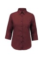 KARIBAN Chemise popeline polycoton manches 3/4 entretien facile femme /api/colors/3f4410b9-f80f-412a-9aa8-9260cc84003d personnalisable