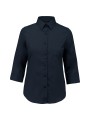KARIBAN Chemise popeline polycoton manches 3/4 entretien facile femme /api/colors/b68891a9-1d28-4f7a-8deb-775c45027afd personnalisable