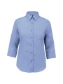 KARIBAN Chemise popeline polycoton manches 3/4 entretien facile femme /api/colors/7cd11260-06e9-4679-96ce-f0c0cca5092d personnalisable