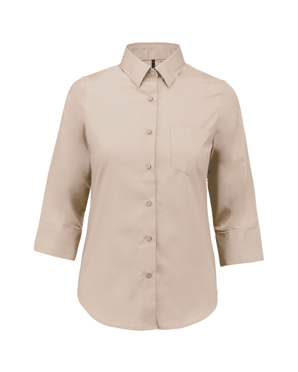 Chemises personnalisable KARIBAN Chemise popeline polycoton manches 3/4 entretien facile femme