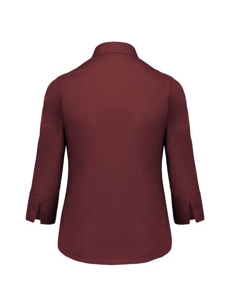 KARIBAN Chemise popeline polycoton manches 3/4 entretien facile femme /api/colors/3f4410b9-f80f-412a-9aa8-9260cc84003d personnalisable