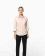 Chemises personnalisable KARIBAN Chemise popeline polycoton manches 3/4 entretien facile femme