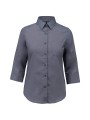 KARIBAN Chemise popeline polycoton manches 3/4 entretien facile femme /api/colors/b8e7287e-3390-473c-ba17-deb40419cef7 personnalisable
