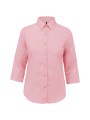 KARIBAN Chemise popeline polycoton manches 3/4 entretien facile femme /api/colors/e6e01a9e-32a8-4240-a2ea-a7c5187399a7 personnalisable