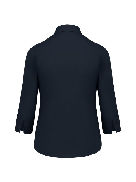 KARIBAN Chemise popeline polycoton manches 3/4 entretien facile femme /api/colors/b68891a9-1d28-4f7a-8deb-775c45027afd personnalisable