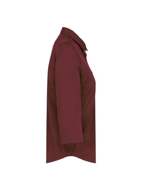 KARIBAN Chemise popeline polycoton manches 3/4 entretien facile femme /api/colors/3f4410b9-f80f-412a-9aa8-9260cc84003d personnalisable