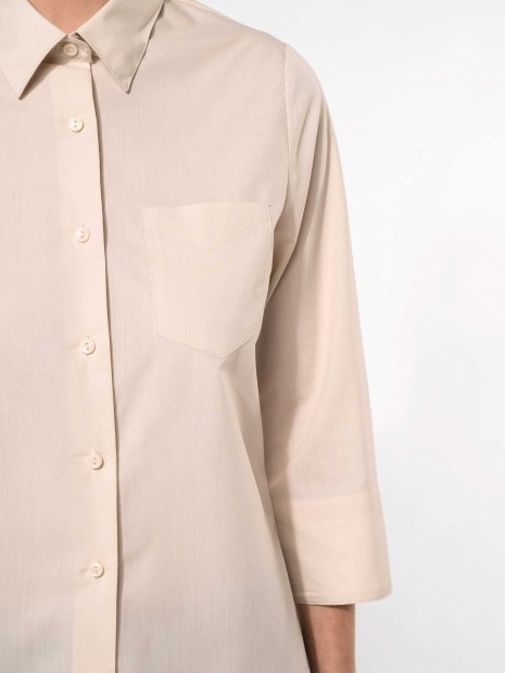 Chemises à personnaliser KARIBAN Chemise popeline polycoton manches 3/4 entretien facile femme 