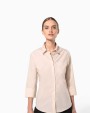 Chemises personnalisable KARIBAN Chemise popeline polycoton manches 3/4 entretien facile femme