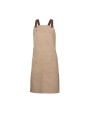 Schorten VELILLA CANVAS BIB APRON voor bedrukking &amp; borduring