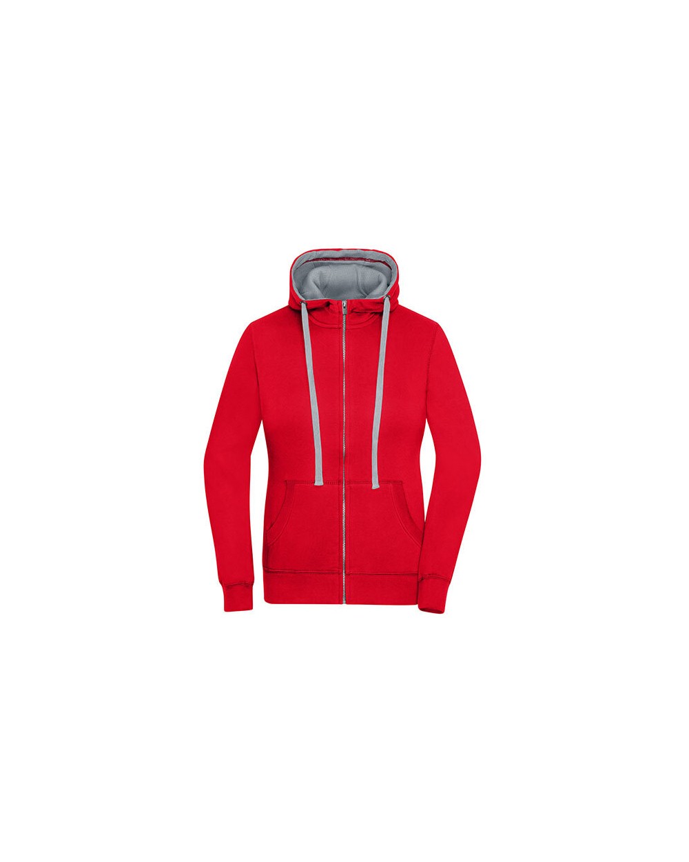 Sweat-shirts personnalisable JAMES & NICHOLSON Ladies´ Lifestyle Zip-Hoody