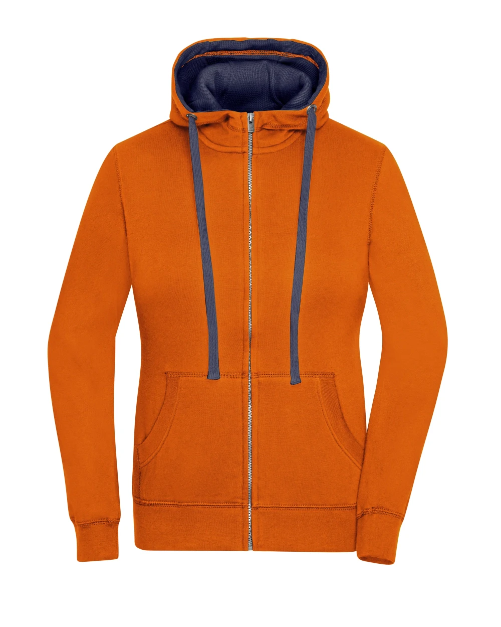 Sweaters & hoodies JAMES & NICHOLSON Ladies` Lifestyle Zip-Hoody voor bedrukking &amp; borduring