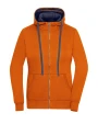 Sweaters & hoodies JAMES & NICHOLSON Ladies` Lifestyle Zip-Hoody voor bedrukking &amp; borduring