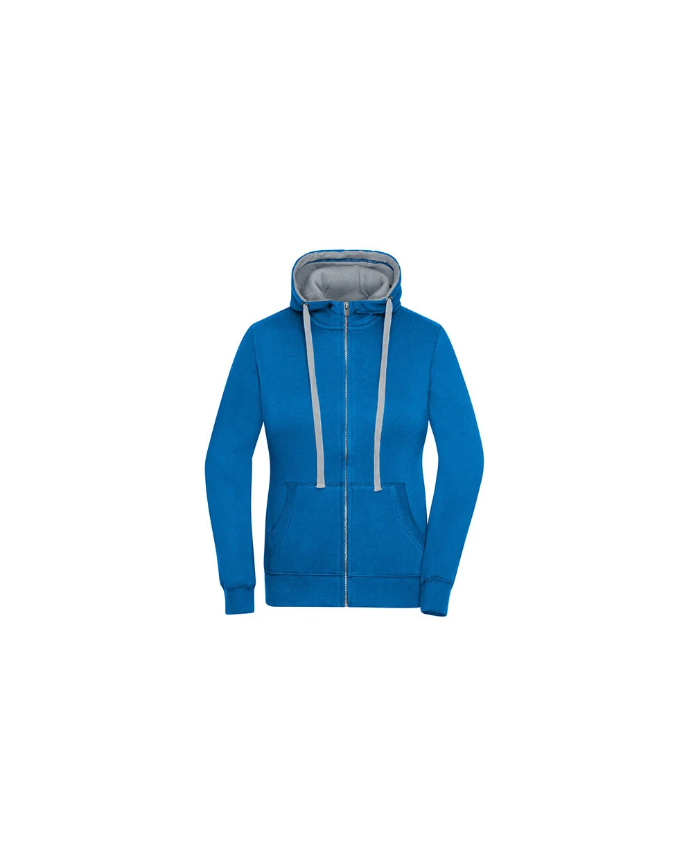 JAMES & NICHOLSON Ladies´ Lifestyle Zip-Hoody Sweatshirts personalisierbar