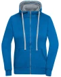 JAMES & NICHOLSON Ladies´ Lifestyle Zip-Hoody Sweatshirts personalisierbar