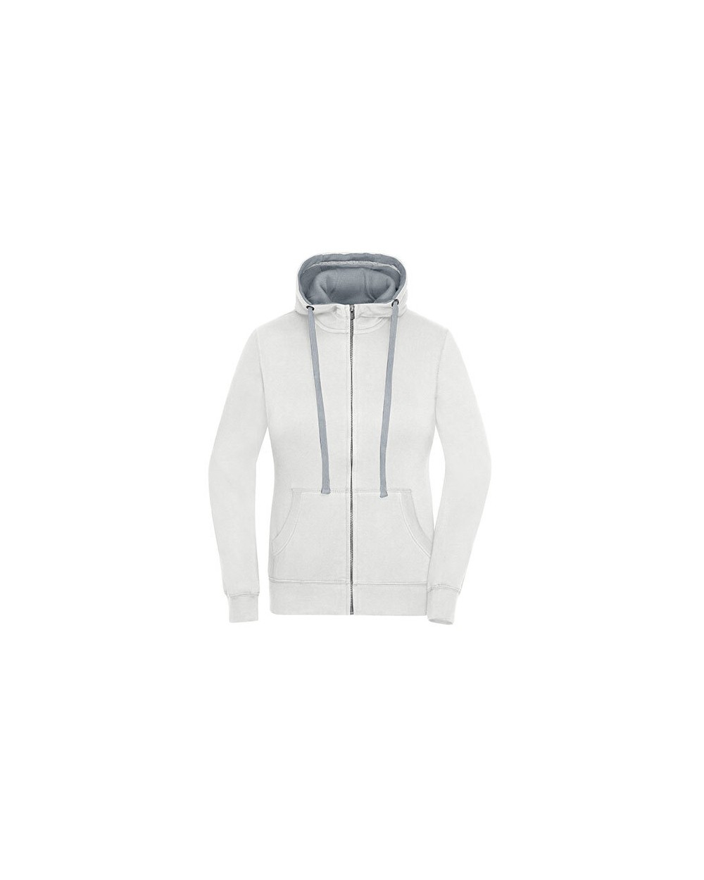 JAMES & NICHOLSON Ladies´ Lifestyle Zip-Hoody Sweatshirts personalisierbar
