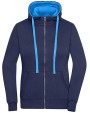 Sweat-shirts personnalisable JAMES & NICHOLSON Ladies´ Lifestyle Zip-Hoody