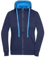 Sweaters & hoodies JAMES & NICHOLSON Ladies` Lifestyle Zip-Hoody voor bedrukking &amp; borduring