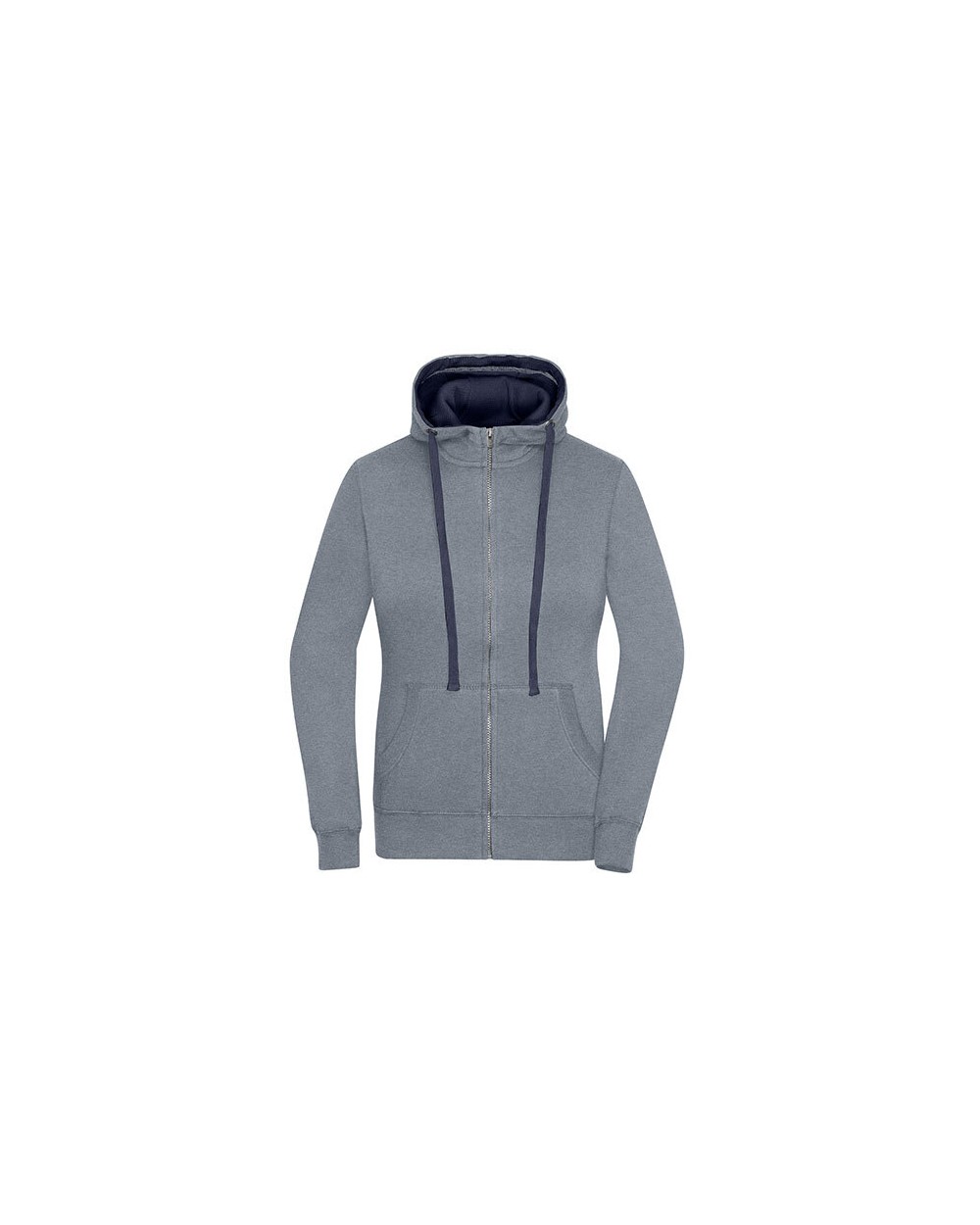 JAMES & NICHOLSON Ladies´ Lifestyle Zip-Hoody Sweatshirts personalisierbar